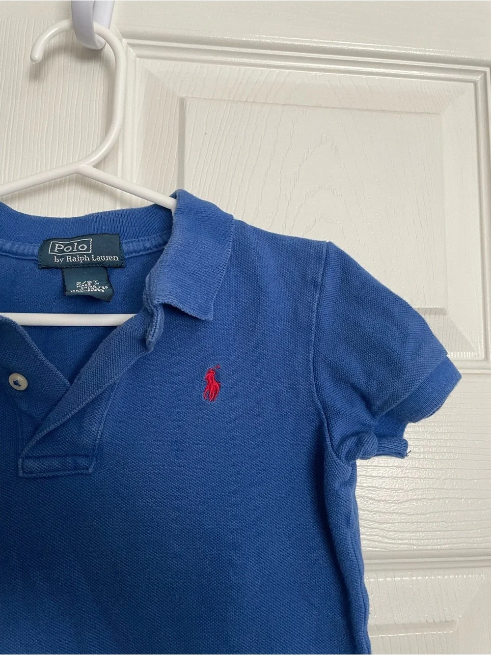 Polo by Ralph Lauren 100% Cotton 2T Kids Blue Short-Sleeve Polo Shirt